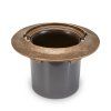 Bronzener Pflanzring für Grabstein, Ø 22 cm