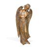 Bronzeengel für Grabstein, 71×30×23 cm
