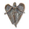 Bronzeengel für Grabstein, 12×9,5 cm