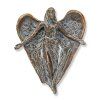 Bronzový anděl na náhrobek, 12×9,5 cm