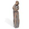 Bronzová socha Objetí na náhrobek, 12×3,5×3,5 cm nebo 18×5×5 cm