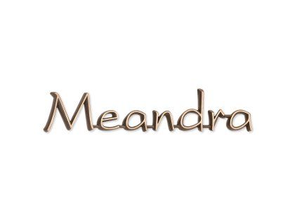 Náhrobný nápis Meandra z bronzu