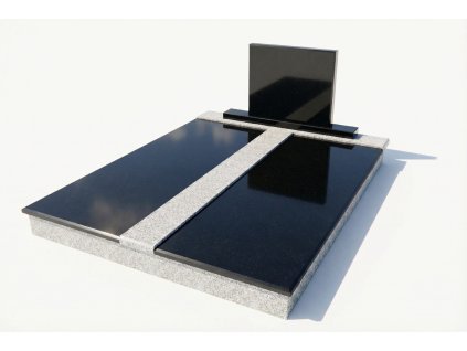 Dvojhrob Platinum Nero