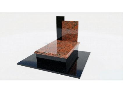 Urnový hrob Multicolor Nero