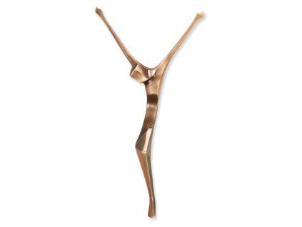 Bronzový Kristus na náhrobok, 36×18 cm