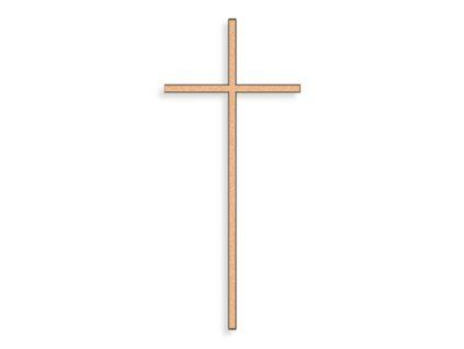 Náhrobný kríž s kryštálom, bronz, 10–45 cm