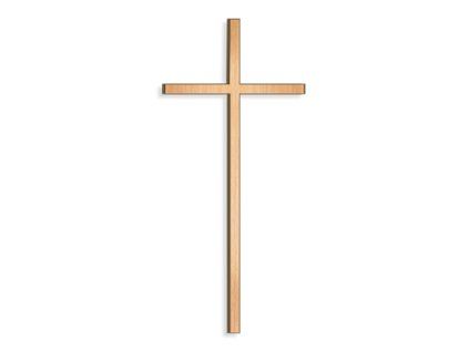 Náhrobný kríž s nápisom, bronz a nehrdzavejúca oceľ, 8–80 cm