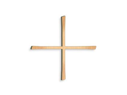 Náhrobný kríž rovnoramenný, bronz, 8–30 cm