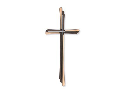 Náhrobný kríž na dosku, bronz, 30–60 cm