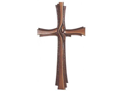 Bronzový náhrobný kríž na dosku, 40–60 cm