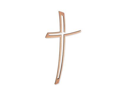 Náhrobný kríž aufliegend z bronzu, 12–40 cm