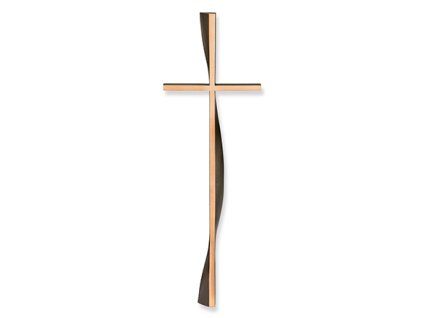 Náhrobný kríž aufliegend, bronz, 15–50 cm