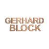 Bronzový nápis Gerhard Block na náhrobok