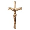 Flaches, geformtes Kreuz mit Jesus, 25