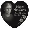 epitafní deska srdce