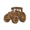 Bronzový traktor na náhrobok, 7×9 cm alebo 10×14 cm