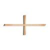Náhrobný kríž Breitkreuz, bronz/nerez, 4,4–15 cm