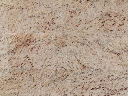Polished Granite Ivory Gold natural stone wall, warm beige granite cladding with golden tones