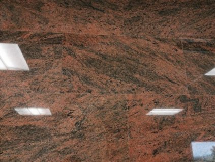 Polished Granite Red Multi Color natural stone wall, elegant granite cladding with warm red tones