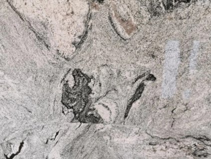 Polished Granite Viscon White natural stone wall, decorative granite cladding with unique pattern