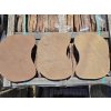 Warm Modak sandstone stepping stone for cozy garden walkways and ornamental decoration — Sandstone Modak.