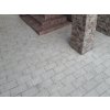 Paving slabs from Marble Saturn at a home entrance near steps, neat ashlar layout, entry.