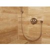 Shower stone wall Travertine Classic VC showcases a luxurious travertine surface