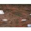 Polished Granite Red Multi Color natural stone wall, elegant granite cladding with warm red tones