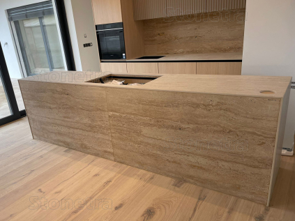 kamenny obklad na zed travertin clasico velkoformat