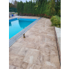 travertin mocca dlazba k bazenu