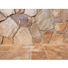 Kamenná dlažba na terase zlatý travertin francouzský vzor (7)