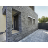 Mramor černý - kamenný obklad 4x řezaný