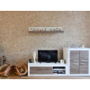 Kamenná mozaika z travertinu Classic v obýváku