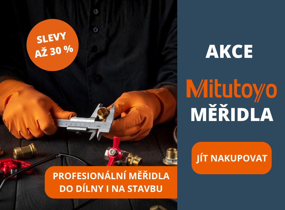 Akce: Mitutoyo slevy až 30%