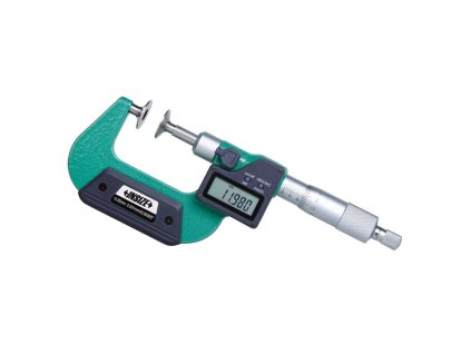 Digitální třmenový mikrometr s nerotujícími talířkovými doteky INSIZE, typ 3594