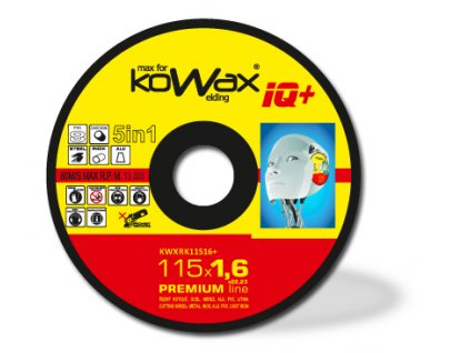 Řezný kotouč KOWAX® IQ+ 5v1 115x1,6mm