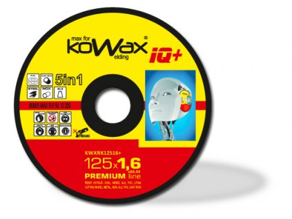 Řezný kotouč KOWAX® IQ+ 5v1 125x1,6mm