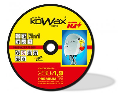 Řezný kotouč KOWAX® IQ+ 5v1 230x1,9mm