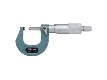 Třmenový mikrometr na měření výšky zřasení 0-25 mm MITUTOYO