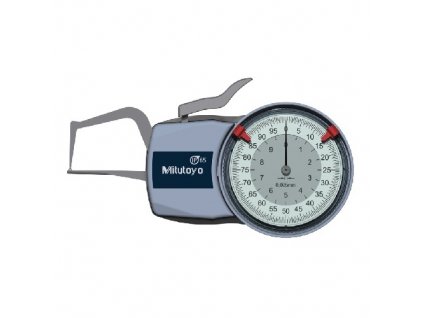 Číselníkový úchylkoměr s rameny pro vnější měření s TK kuličkou 1,5/0,4mm MITUTOYO