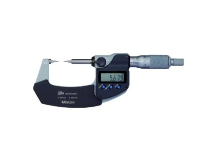 DIGIMATIC Třmenový mikrometr s měřícími doteky ve tvaru hrotů IP65 MITUTOYO