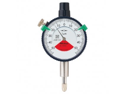 Jednootáčkový číselníkový úchylkoměr 0,1/0,001mm zdvih 2mm bez očka