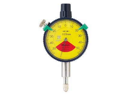 Jednootáčkový číselníkový úchylkoměr 1/0,1mm zdvih 3,5mm bez očka MITUTOYO
