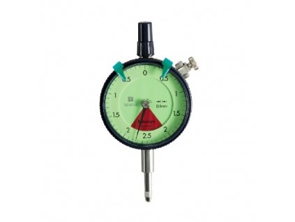Jednootáčkový číselníkový úchylkoměr 4/0,1mm, zdvih vřetene 10mm bez očka MITUTOYO