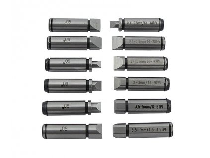 Nástavce pro třmenové mikrometry 0,6-0,9mm/60°