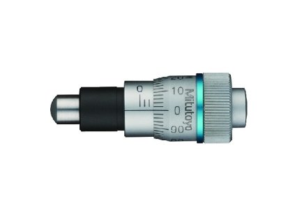Vestavná mikrometrická hlavice s jemným stoupáním vřetene s rozsah. měř. 0-6,5mm MITUTOYO