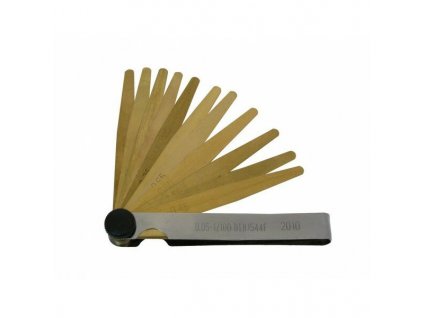 Měrka ventilová nemagnetická sada 0,05-1mm/100mm 20ks