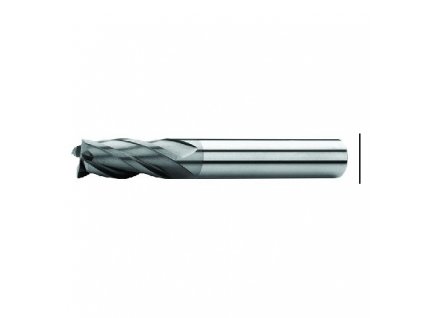Fréza válcová čelní 12x26x83, Z4,30°, DIN 6527L, SK, AlTiN, N