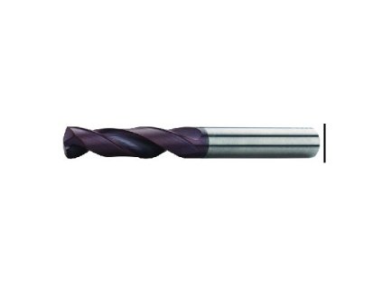 SK vrták 4,9x66/28 DIN 6537K, 3xd, TiAlN