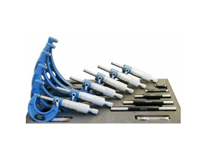 Sada třmenových mikrometrů 0-150mm/0,01mm